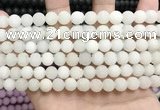 CCN5574 15 inches 8mm round matte candy jade beads Wholesale