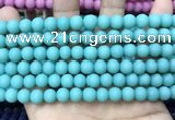 CCN5608 15 inches 8mm round matte candy jade beads Wholesale