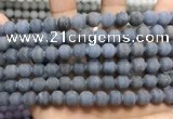 CCN5626 15 inches 8mm round matte candy jade beads Wholesale