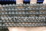 CCN5628 15 inches 8mm round matte candy jade beads Wholesale