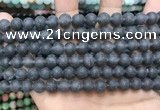 CCN5633 15 inches 8mm round matte candy jade beads Wholesale