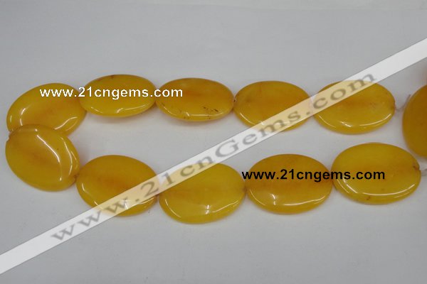 CCN564 15.5 inches 25*35mm oval candy jade beads wholesale