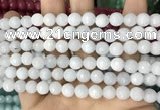 CCN5650 15 inches 8mm faceted round candy jade beads
