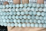 CCN5653 15 inches 8mm faceted round candy jade beads