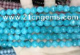 CCN5656 15 inches 8mm faceted round candy jade beads