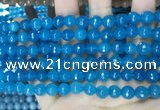 CCN5663 15 inches 8mm faceted round candy jade beads