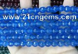 CCN5664 15 inches 8mm faceted round candy jade beads