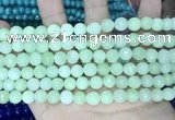 CCN5668 15 inches 8mm faceted round candy jade beads