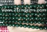 CCN5674 15 inches 8mm faceted round candy jade beads