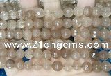 CCN5679 15 inches 8mm faceted round candy jade beads