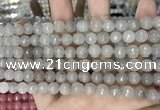 CCN5684 15 inches 8mm faceted round candy jade beads
