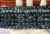 CCN5701 15 inches 8mm faceted round candy jade beads