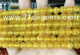 CCN5707 15 inches 8mm faceted round candy jade beads