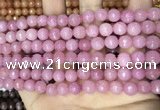 CCN5721 15 inches 8mm faceted round candy jade beads