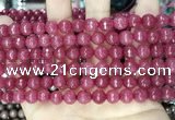 CCN5726 15 inches 8mm faceted round candy jade beads