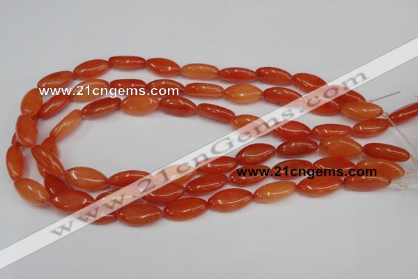 CCN573 15.5 inches 10*20mm marquise candy jade beads wholesale