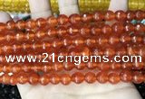 CCN5734 15 inches 8mm faceted round candy jade beads