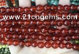 CCN5735 15 inches 8mm faceted round candy jade beads