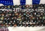 CCN5745 15 inches 8mm faceted round candy jade beads