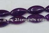 CCN576 15.5 inches 10*20mm marquise candy jade beads wholesale