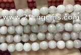 CCN5763 15 inches 10mm faceted round candy jade beads
