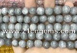 CCN5768 15 inches 10mm faceted round candy jade beads