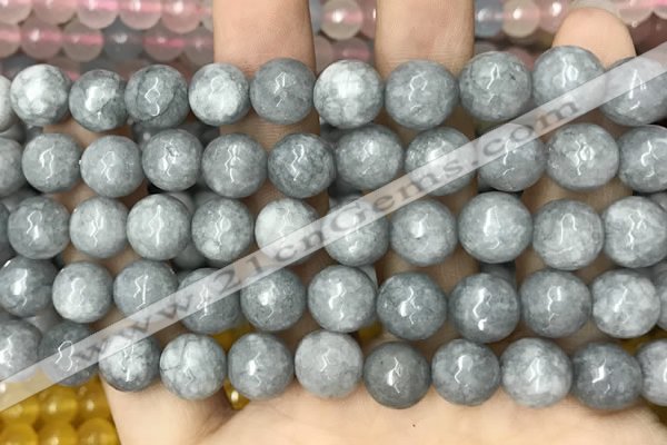 CCN5768 15 inches 10mm faceted round candy jade beads