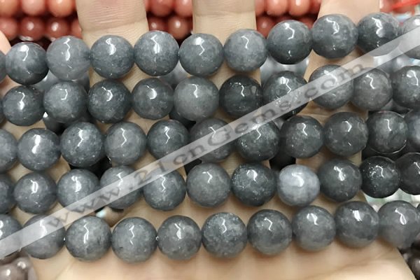 CCN5769 15 inches 10mm faceted round candy jade beads