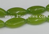 CCN577 15.5 inches 10*20mm marquise candy jade beads wholesale