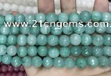 CCN5786 15 inches 10mm faceted round candy jade beads