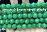 CCN5787 15 inches 10mm faceted round candy jade beads