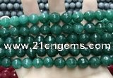 CCN5789 15 inches 10mm faceted round candy jade beads