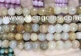 CCN5823 15 inches 10mm faceted round candy jade beads