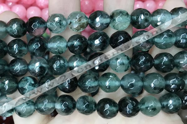 CCN5827 15 inches 10mm faceted round candy jade beads