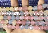 CCN5850 15 inches 8mm faceted nuggets candy jade beads Wholesale