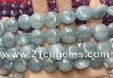 CCN5858 15 inches 15mm flat round candy jade beads Wholesale