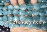 CCN5888 15 inches 15mm flat round candy jade beads Wholesale