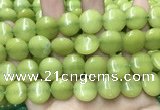 CCN5904 15 inches 15mm flat round candy jade beads Wholesale