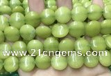 CCN5904 15 inches 15mm flat round candy jade beads Wholesale