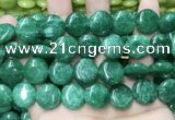 CCN5908 15 inches 15mm flat round candy jade beads Wholesale