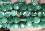 CCN5909 15 inches 15mm flat round candy jade beads Wholesale