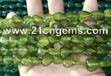 CCN5926 15 inches 12*12mm heart candy jade beads Wholesale