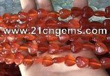 CCN5935 15 inches 12*12mm heart candy jade beads Wholesale