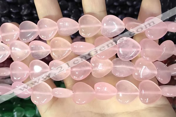 CCN5945 15 inches 14*14mm heart candy jade beads Wholesale