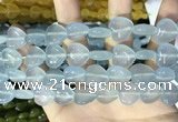 CCN5946 15 inches 14*14mm heart candy jade beads Wholesale