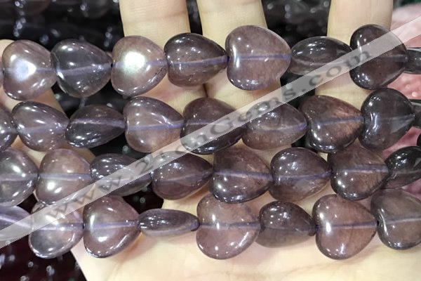 CCN5948 15 inches 14*14mm heart candy jade beads Wholesale