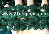 CCN5959 15 inches 14*14mm heart candy jade beads Wholesale