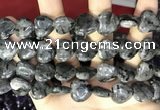 CCN5963 15 inches 14*14mm heart black labradorite beads Wholesale