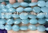 CCN5971 15 inches 13*18mm faceted oval candy jade beads