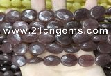 CCN5980 15 inches 13*18mm faceted oval candy jade beads